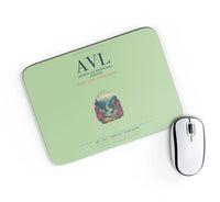 Thumbnail for Asheville Regional Airport (AVL) design on light green rectangle mouse pad