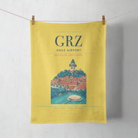 Thumbnail for Graz Airport (GRZ) design on yellow towel