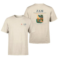 Thumbnail for Zamboanga International Airport (ZAM) design printed on beige double-side t-shirt