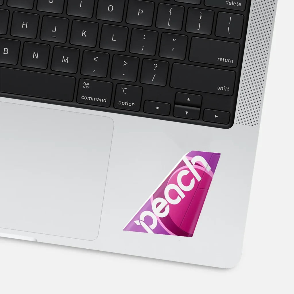 Customisable Peach Airlines Sticker - view 3