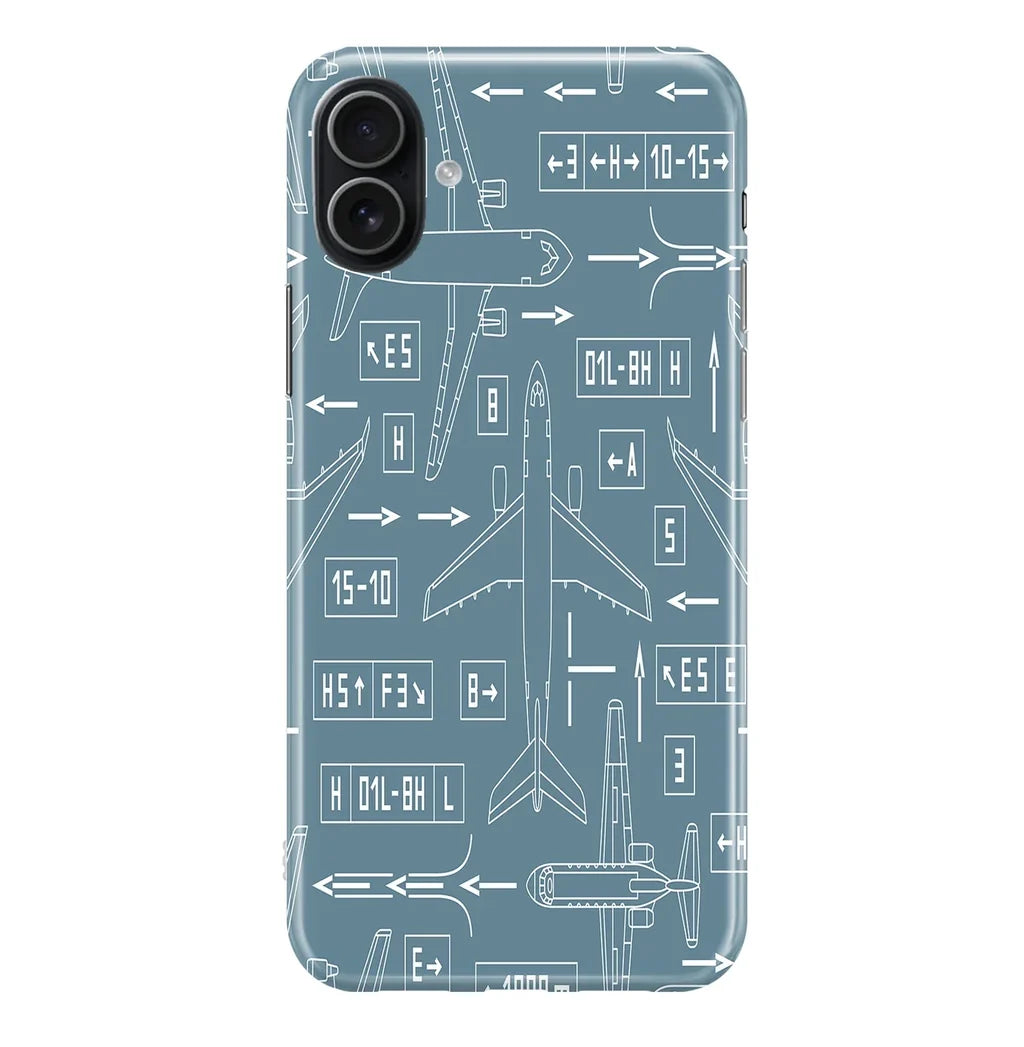 Jet Planes & Airport Signs Designed iPhone Cases For iPhone 17