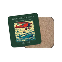 Thumbnail for The Endurance Clock - Designed Coasters design on dark green 1-piece