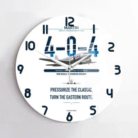 Thumbnail for Martin 4-0-4 design on white no frame wall clock