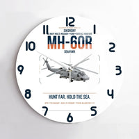 Thumbnail for Sikorsky MH-60R Seahawk design on white no frame wall clock