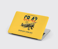 Thumbnail for Fiat CR.42 Falco design on yellow MacBook case