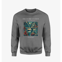 Thumbnail for VINTAGE G4062 - The Fjord Station - Designed Sweatshirts design on gray