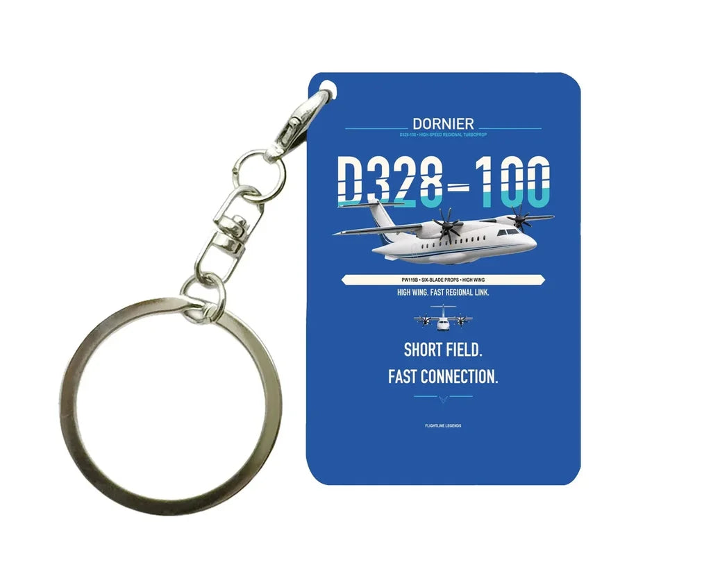 D328-100 Key Chain design on blue key chain