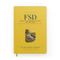 Thumbnail for Sioux Falls Regional Airport Joe Foss Field (FSD) design on yellow notebook