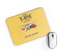 Thumbnail for Sikorsky S-92A design on yellow rectangle mouse pad