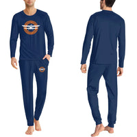 Thumbnail for Ready for Departure men pajamas - Dark Blue