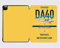 Thumbnail for Diamond DA40 design on yellow ipad tablet case