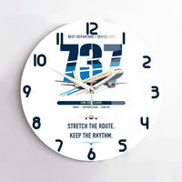 Thumbnail for Boeing 737-400 Classic design on white no frame wall clock