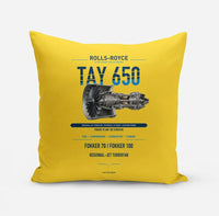 Thumbnail for TAY 650 design on yellow pillow
