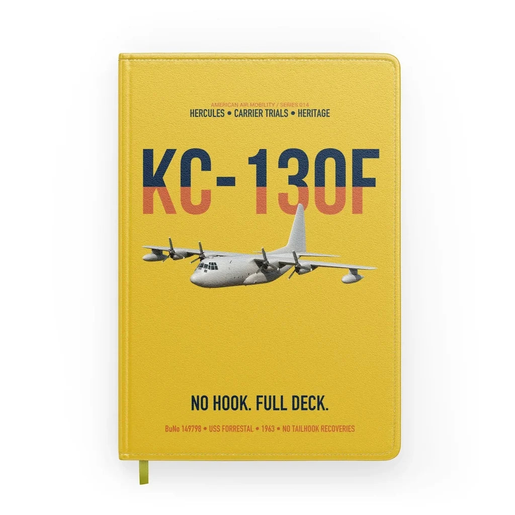 KC-130F BuNo 149798 design on yellow notebook