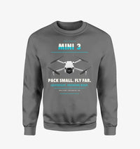 Thumbnail for DJI Mini 3 design on gray sweatshirt