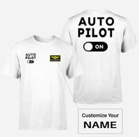 Thumbnail for Customisable Auto Pilot ON Double-Side T T-Shirt - view 3