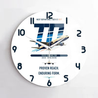 Thumbnail for Boeing 777-200ER design on white no frame wall clock