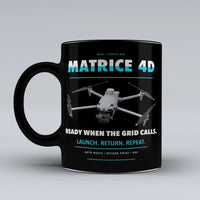 Thumbnail for Matrice 4D Mug design on black dji