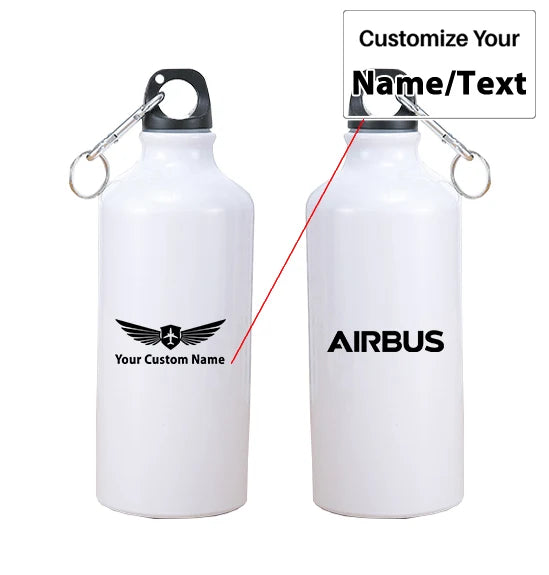 Customisable Airbus & Text Thermos - view 3