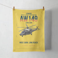 Thumbnail for Leonardo AW149 design on yellow towel