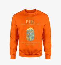 Thumbnail for Philadelphia International Airport PHL Sweatshirt - Orange