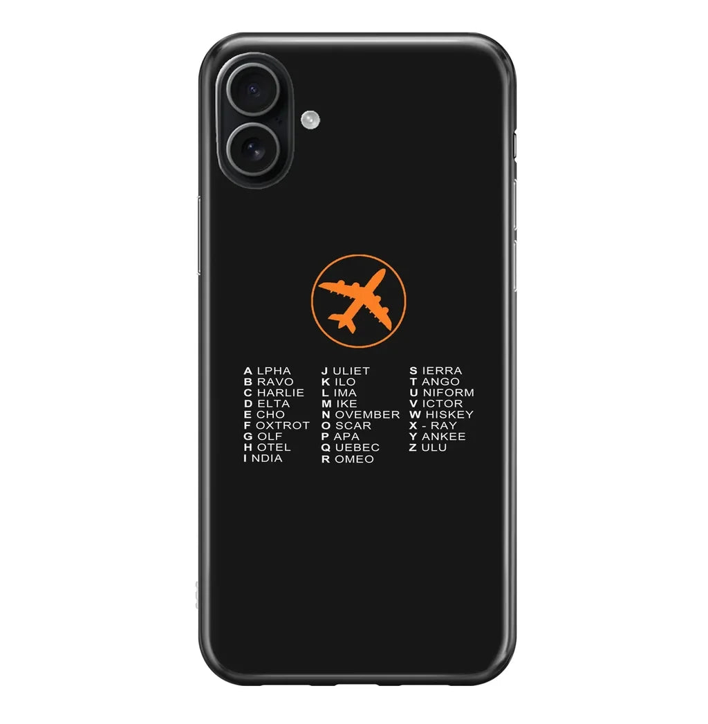Aviation Alphabet iPhone Case - view 3