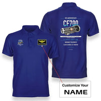 Thumbnail for CF700 design on blue polo with custom name badge