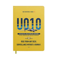 Thumbnail for Airbus U010 Aliaca VTOL design on yellow notebook