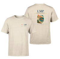 Thumbnail for Lampedusa Airport (LMP) design printed on beige double-side t-shirt