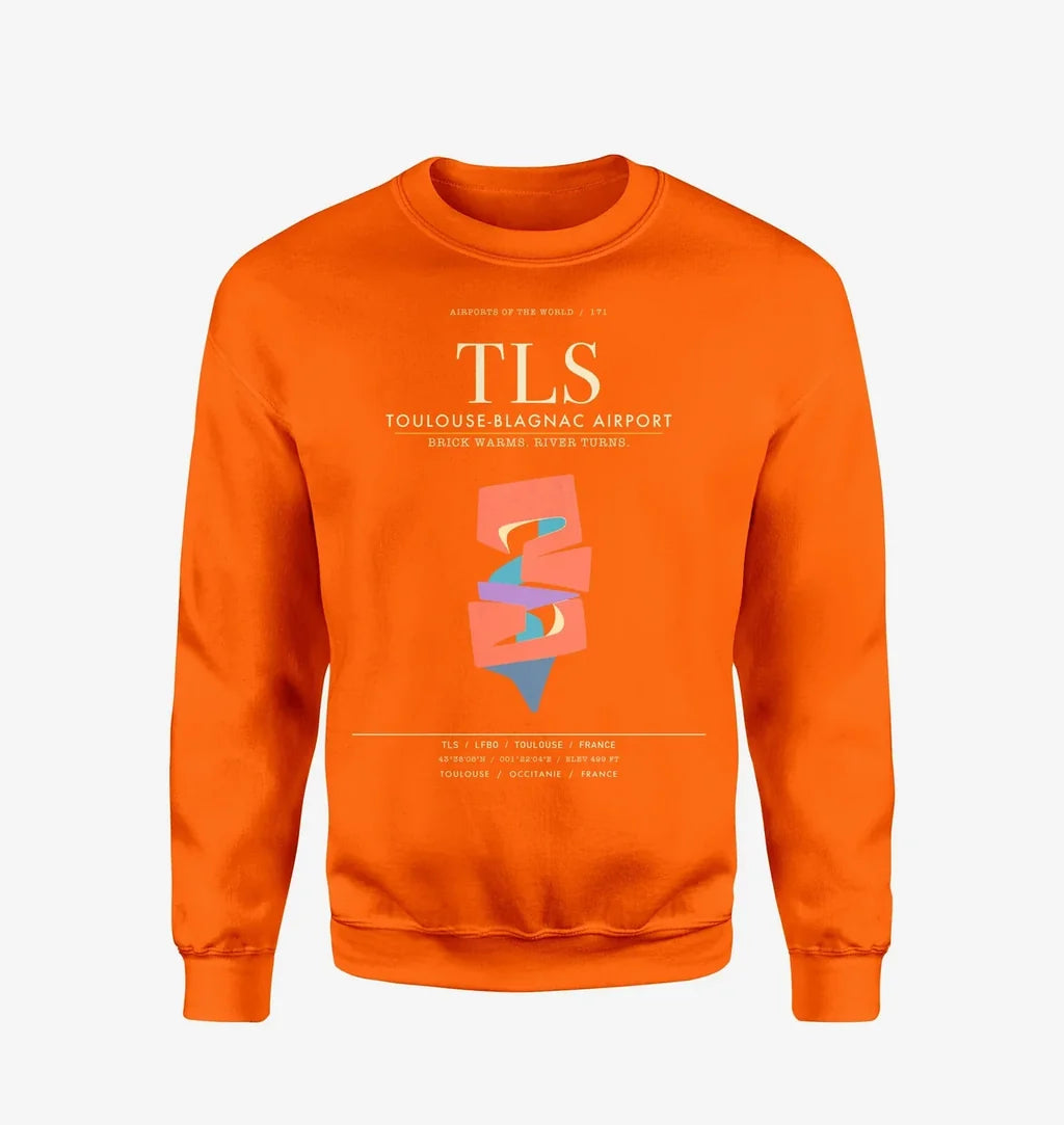 Toulouse-Blagnac Airport TLS Sweatshirt - Orange