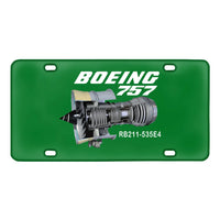 Thumbnail for Boeing 757 Metal License Plate - view 5