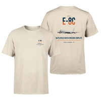 Thumbnail for E-8C Joint STARS design on beige double-side t-shirt, double-side print