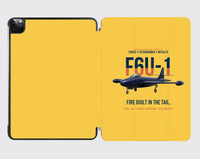Thumbnail for F6U-1 Pirate Fire Built in the Tail design on yellow ipad tablet case