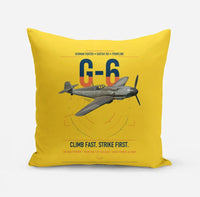 Thumbnail for Messerschmitt Bf 109G-6 design on yellow pillow