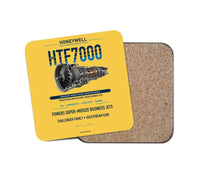 Thumbnail for HTF7000 design on yellow 1 piece coaster