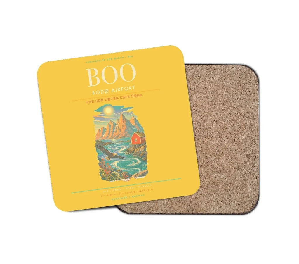 Bod Airport BOO Coaster 1-Piece - Yellow