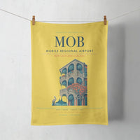 Thumbnail for Mobile Regional Airport (MOB) design on yellow towel