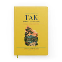 Thumbnail for Takamatsu Airport (TAK) design on yellow notebook