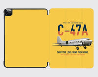 Thumbnail for C-47A Skytrain design on yellow ipad tablet case