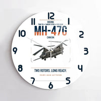 Thumbnail for Boeing MH-47G Chinook design on white no frame wall clock