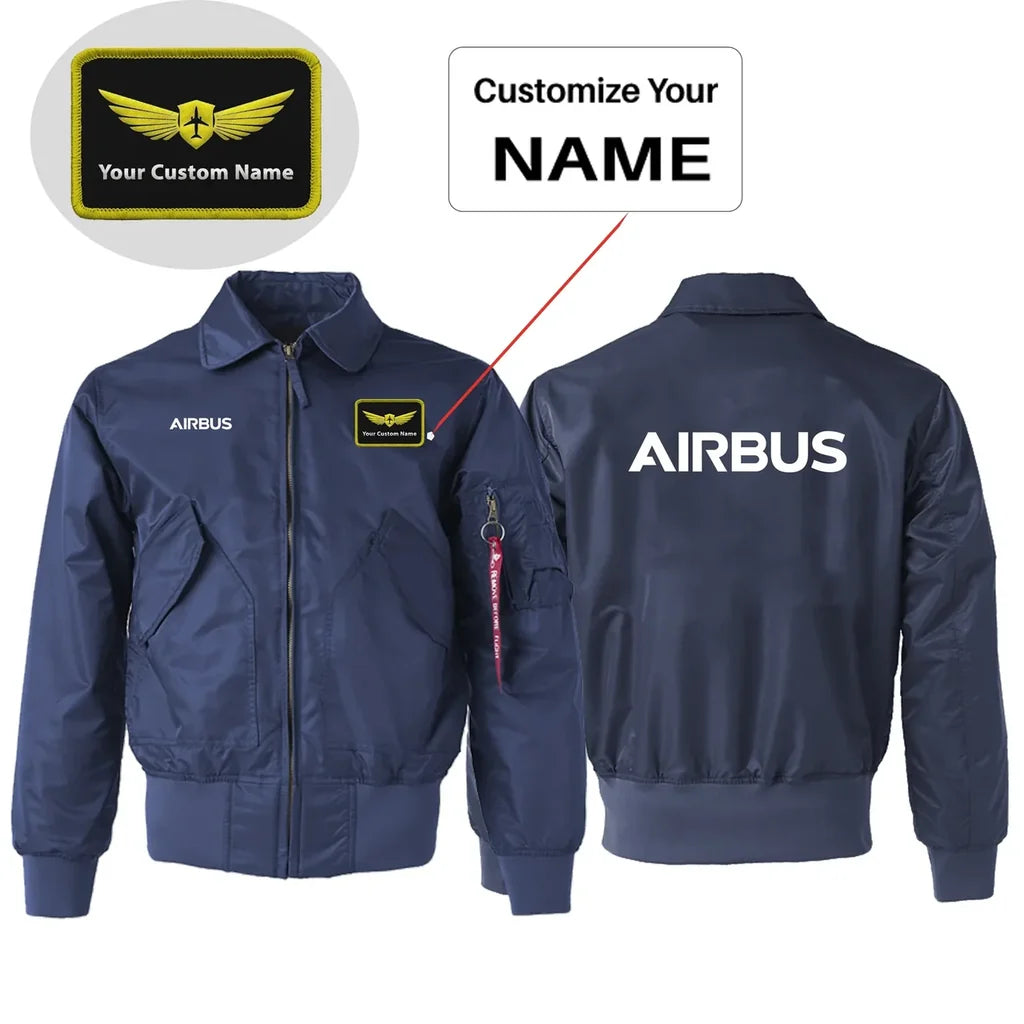 Customisable Airbus & Text Embroidery Patch - view 3