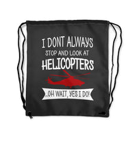 Thumbnail for I Don't Always Stop and Drawstring Bag - view 3