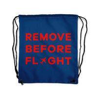 Thumbnail for Remove Before Flight Drawstring Bag - view 3