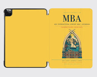 Thumbnail for Moi International Airport (MBA) design on yellow ipad tablet case