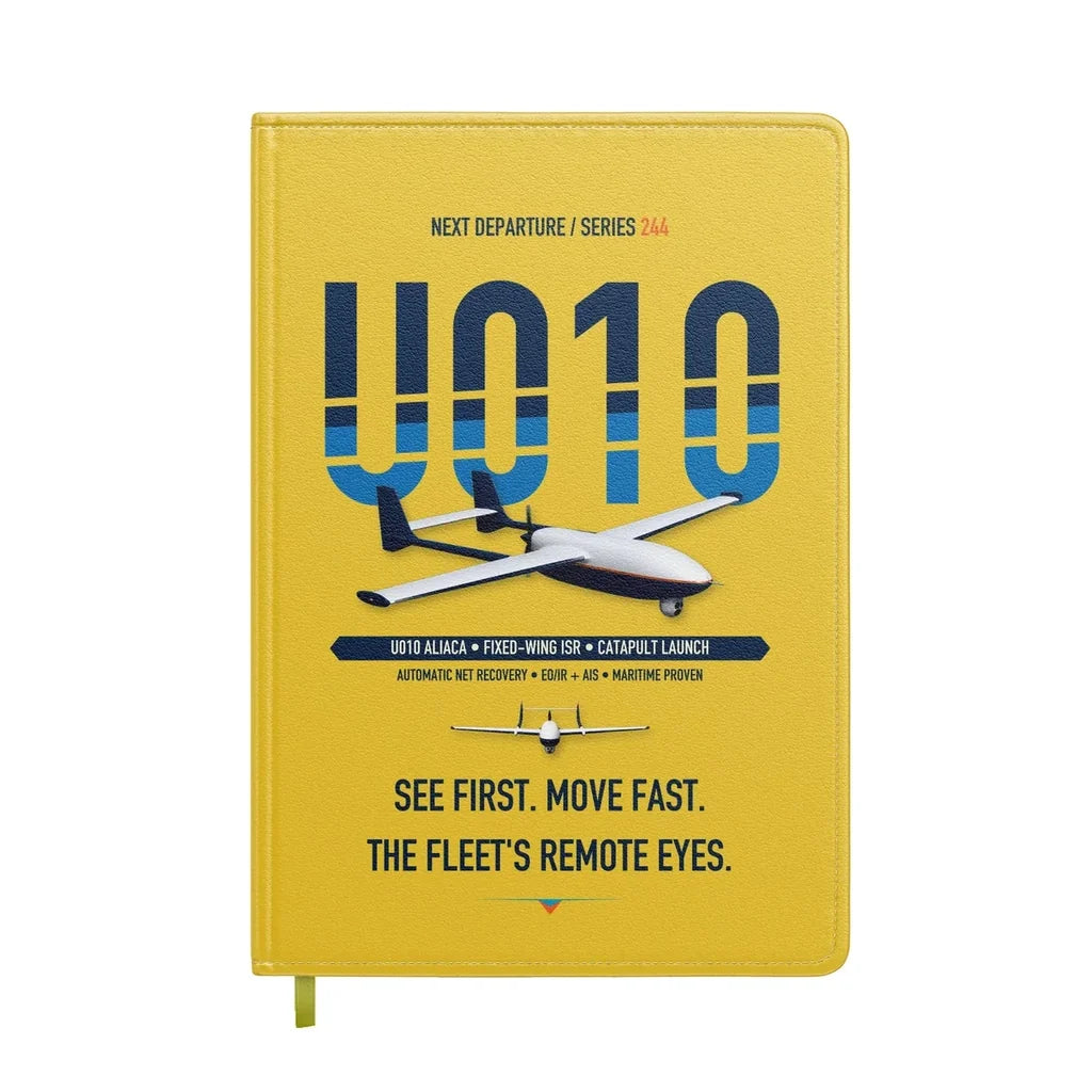 Airbus U010 Aliaca Fixed-wing design on yellow notebook