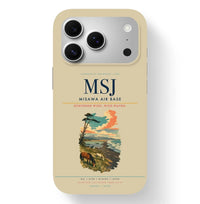 Thumbnail for Misawa Airport (MSJ) design on beige iPhone 17 Pro MagSafe case