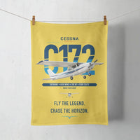 Thumbnail for Cessna 172 Skyhawk design on yellow towel
