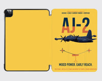 Thumbnail for AJ-2 Savage Tanker design on yellow ipad tablet case