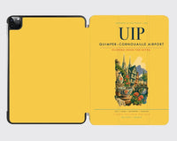 Thumbnail for Quimper–Cornouaille Airport (UIP) design on yellow ipad tablet case