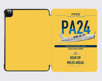 Thumbnail for Piper PA-24-250 Comanche 250 design on yellow ipad tablet case